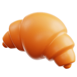 3D croissant