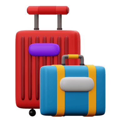 3D suitcase